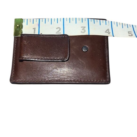 Coach Brown Leather Card Holder - Picture 3 of 7